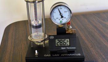 Gas Law experiment setup