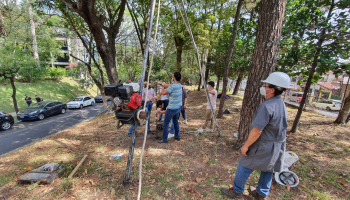 Geotechnical Laboratory. Ensayo académico con equipo de penetración estándar (SPT)